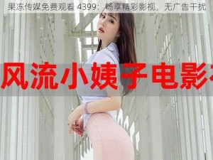 果冻传媒免费观看 4399：畅享精彩影视，无广告干扰