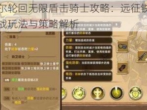 凯瑞尔轮回无限盾击骑士攻略：远征铁卫骑的实战玩法与策略解析