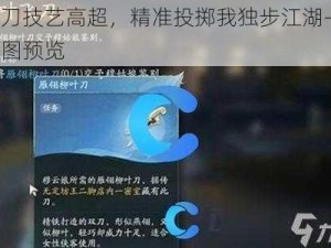 飞刀技艺高超，精准投掷我独步江湖——截图预览