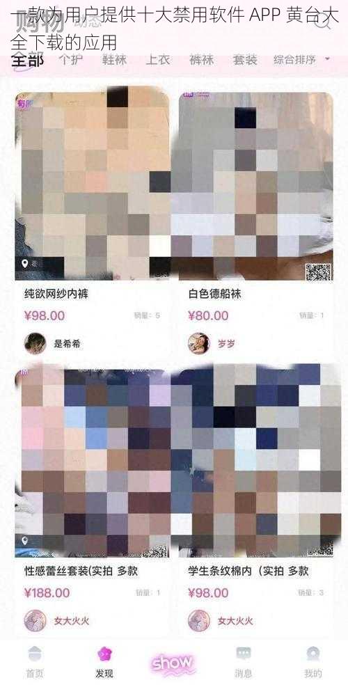 一款为用户提供十大禁用软件 APP 黄台大全下载的应用