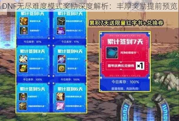 DNF无尽难度模式奖励深度解析：丰厚奖励提前预览