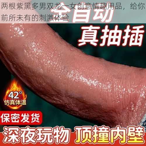 两根紫黑多男双龙一女创意情趣用品，给你前所未有的刺激体验