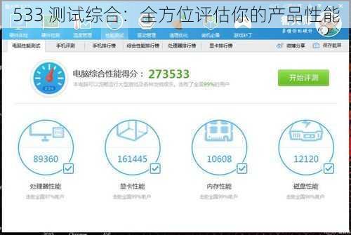 533 测试综合：全方位评估你的产品性能