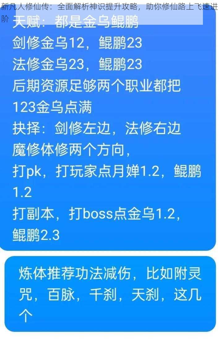 新凡人修仙传：全面解析神识提升攻略，助你修仙路上飞速进阶