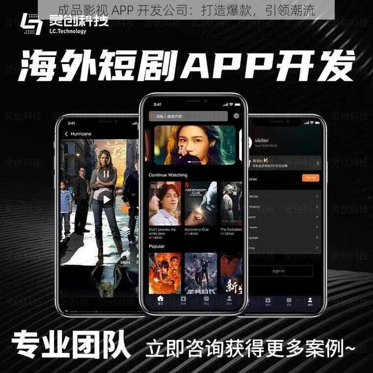 成品影视 APP 开发公司：打造爆款，引领潮流